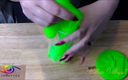 Mxtress Valleycat: Hawaiian punch nails slime play