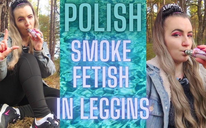 Monika Nylon: (107) Polish Smoke Fetish in Leggins