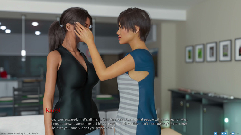 Hotgame Studio X: Быть женой (v1.220p) - p6 - шлюховатая жена пробуждается в ней - момент, когда ее муж покидает дом для командировки