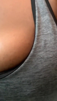 Bouncing Squeezing My Huge Boobs Togather Squeezing My Nipples