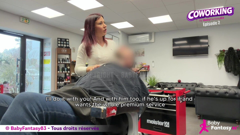 babyfantasy83: Coworking Épisode 2 J'arrive Pour Baiser Chez Le Barbier