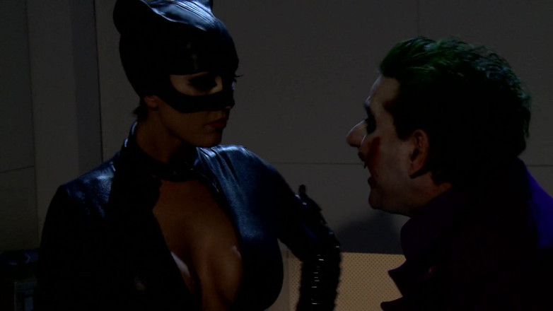 Superhero: Cat-woman Helps Joker Escape From Imprisonment and Lets Him Screw...