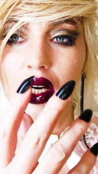 Wet Lipstick Kisses