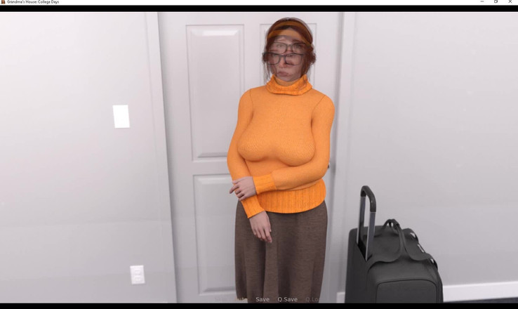 EroticKrisso: おばあちゃんの家 - 運動後のアナル中出し