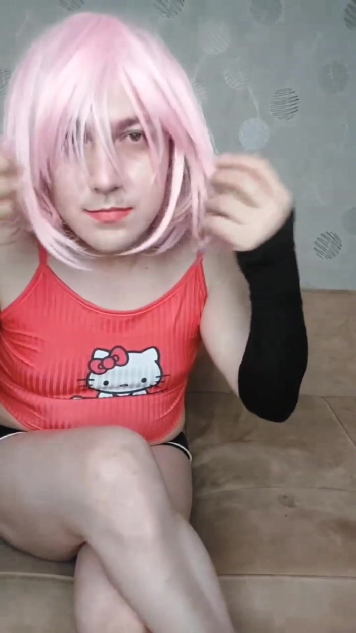 Kitty_Cross: Cute Shorts Cowgirl Sissy Smooth Legs Big Booty