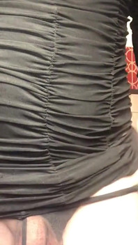 Horny Tgirl Jerks & Tastes Her Cumshot
