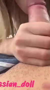 Sexe, pipe à un camionneur dans la forêt pour de l’argent ! Éjaculation dans ma bouche