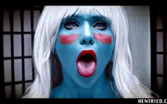 Real life hentai - JOI - Hot blue alien squirt and masturbate