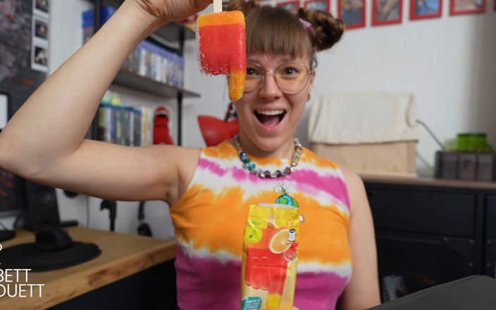 BettDuett: Popsicle dans ma chatte !