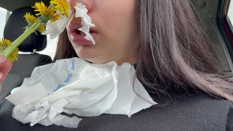 AmayaMori: Kýchání nonstop po očichání této květy