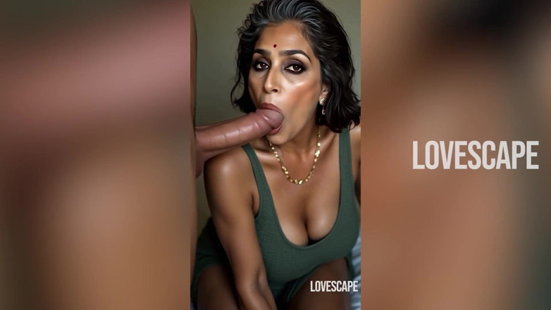 Lovescape: Desi Mature BJ &amp; Pounding