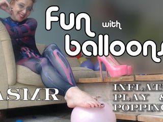 Mistress Online: Spaß mit Ballons