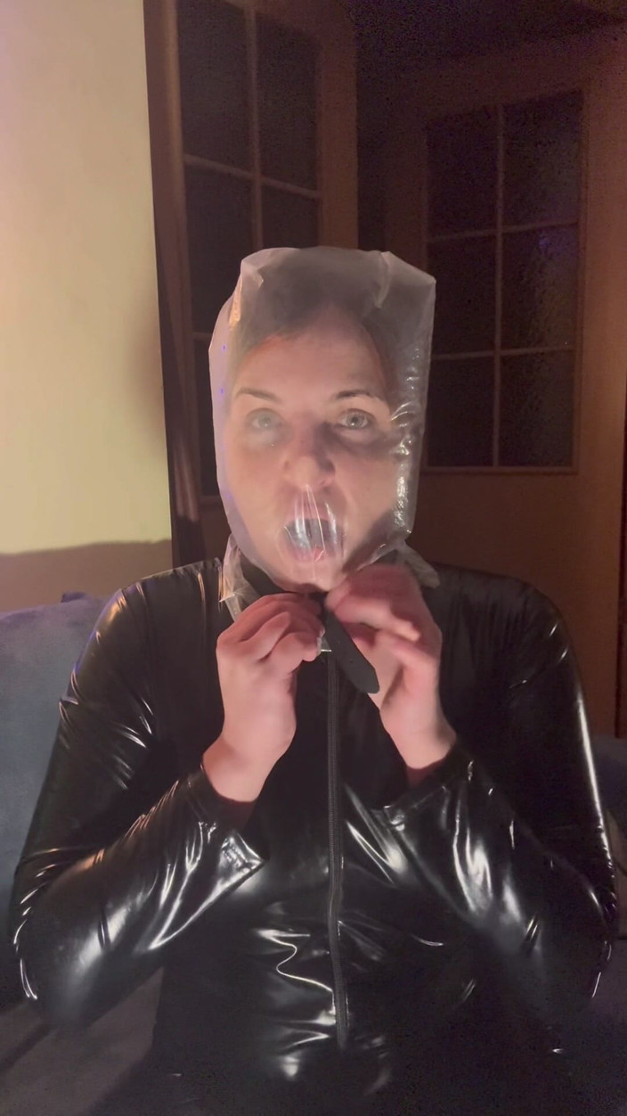 Elena917: Sıkı plastik torba ve lateks