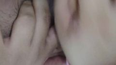 Chloe Denaly: Beautiful Chloe Plays in Her Kitchen Fingering Her Pussy to...