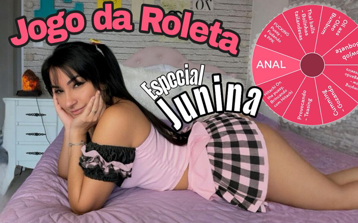 Emanuelly Raquel: Roulettespel Emanuelly Raquel ppk och anal