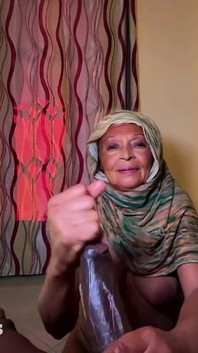 Granny Is a Cum Eater and Obsessed by My Big Dick