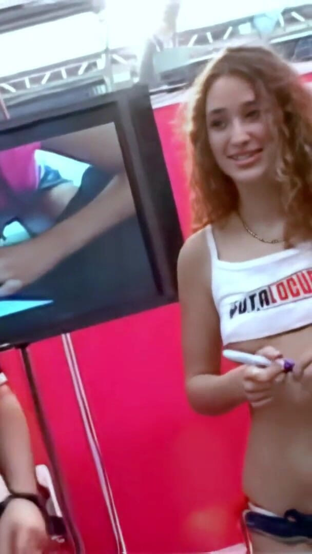 Monica Ledesma: Monica Ledesma with Torbe at the Barcelona Cine Erotico Festival in 2006 (MMM100)