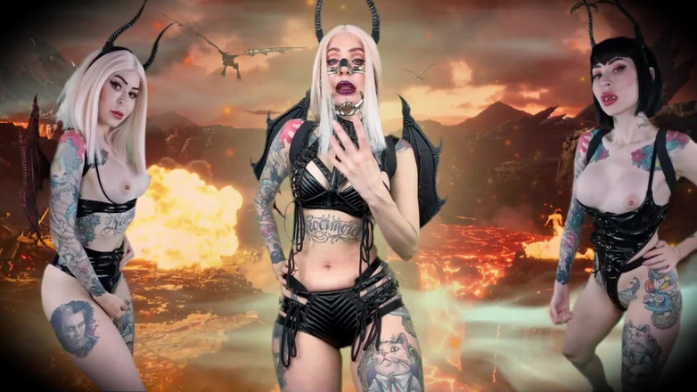 Baal Eldritch: 落入黑暗，以他的名义高潮！- 亵渎，撒旦，地狱，万圣节，恶魔，succubus