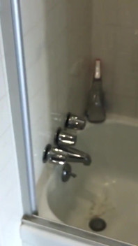 Dirty maid gets stuck