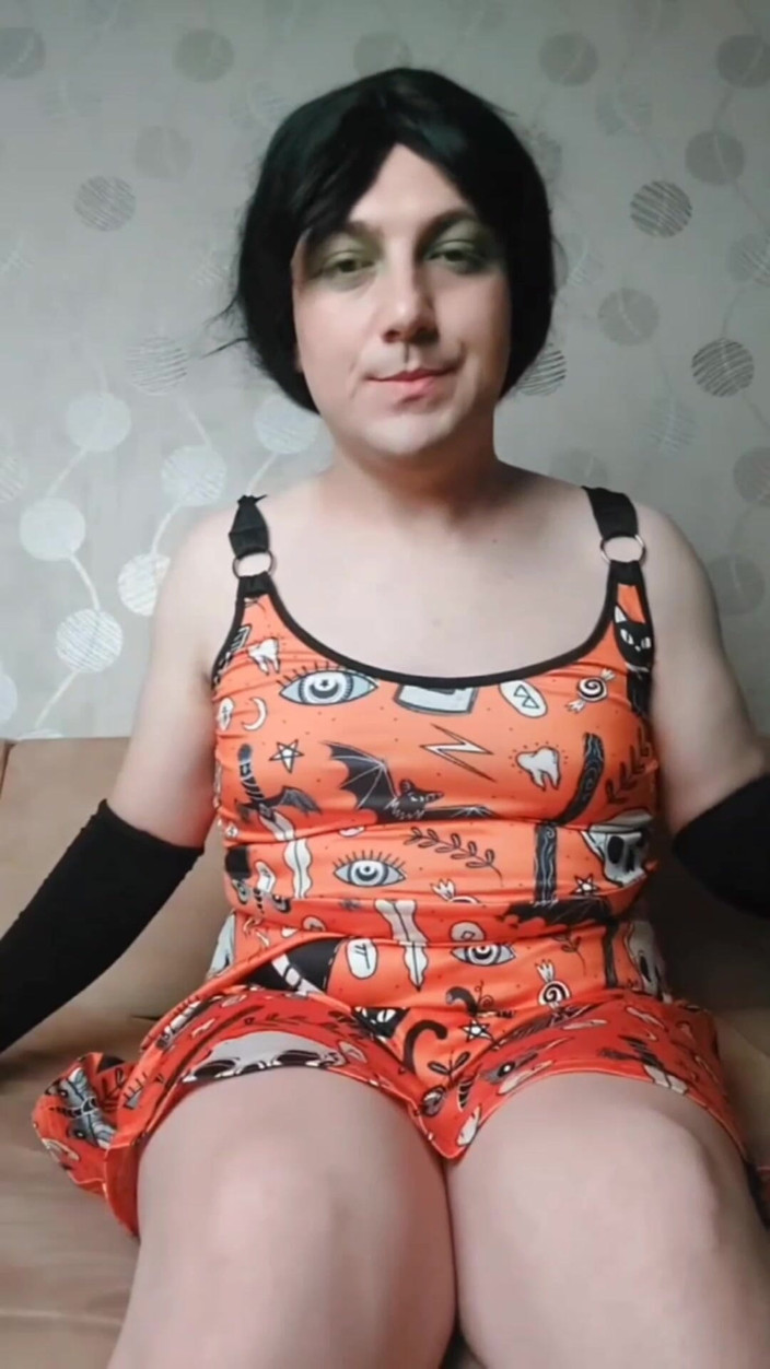 Kitty_Cross: Halloween Cute Dressed Pretty Femboy
