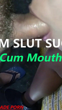 Lizeth spermaslet zuigen en neuken - met hete sperma mond creampie
