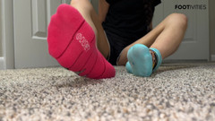 footivities: Ivy's Feet - Double Layer Sock Strip - Footivities