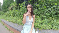 VR smokers HD-2D Videos Only: Kim Model - pletený top