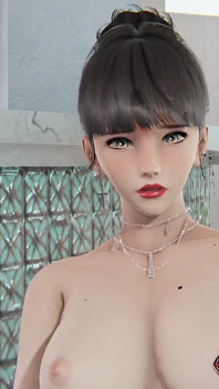 Filming Hot Teen Masturbation - Yayoi Couldn't Withstand and Brought Her Hot Pussy to Orgasm with Only Tongue 3D Porn Animation