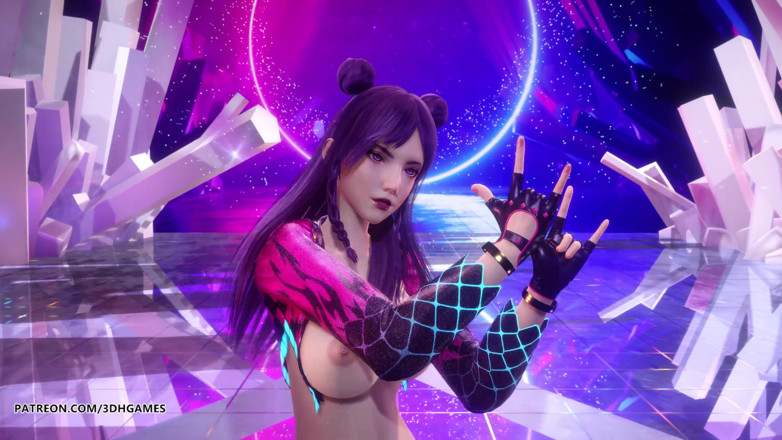 3D-Hentai Games: [MMD] (G)I-DLE - Tomboy เต้นเปลือยกายเซ็กซี่ Ahri Akali Evelynn Kaisa League of Legends KDA