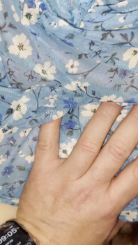 Samantha bbw in haar blauwe lingerie wordt geneukt