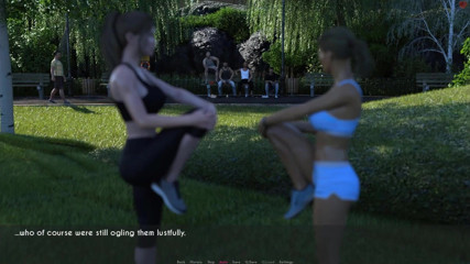 Visual Novels: A wife and stepmother part 66 - gorgeous MILFs in the park