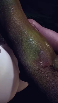 3D BBW Asian MILF Have First Time Threesome Sex with Monster