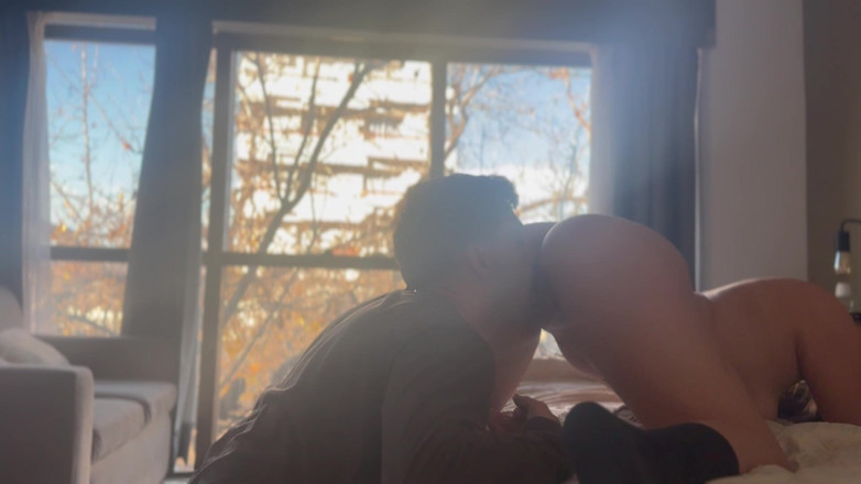 NINFOMAWORLD: Eating Pussy and Fucking Her in Doggy Position