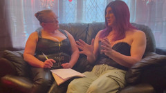 Aaexperinces trans: Domina satana एलेग्रो का इंटरव्यू लेती है