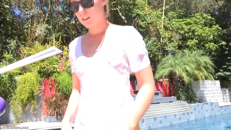 Lesbian Babe Stare: Cute lesbians are excited to get each other naked