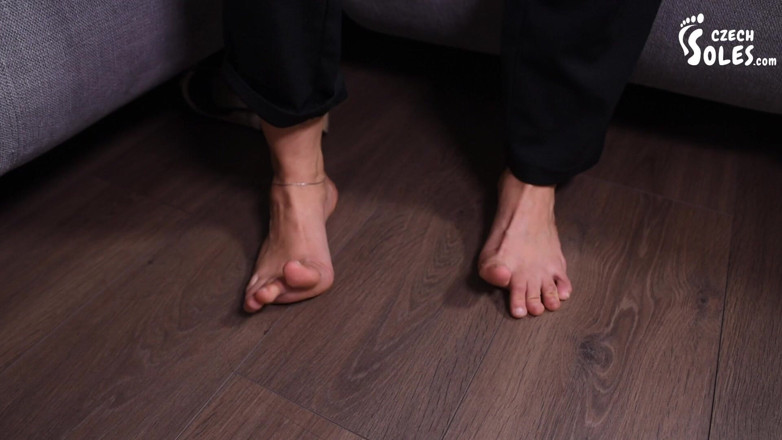 Czech Soles - foot fetish content: Very high arched feet and high heels of Anita