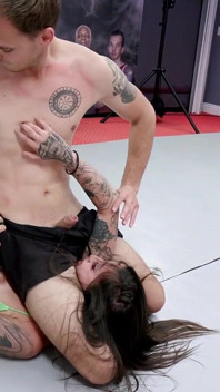Anna Chambers Wrestles Tony Sting