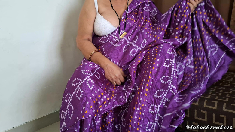 TABOOBREAKERS: Sari roxo ama o sentimento gujrati bhabhi