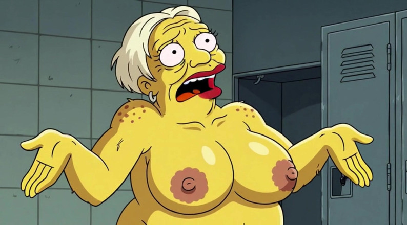 AI Porn: Ai Retro Style Kartun Matang