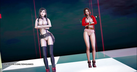 3D-Hentai Games: Berry Good - Mellow Mellow, Tifa Lockhart Aerith, baile desnudo final...