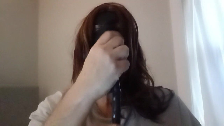 BJ Me: Înghițire de vibrator lung