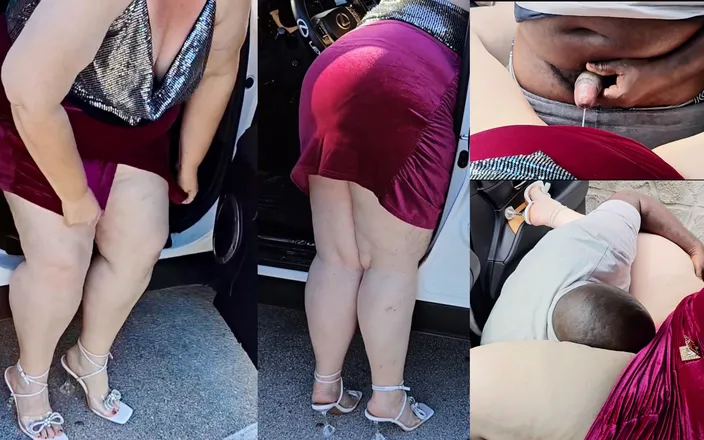 Big juicy ass booty clapper & jamdown: Stranger in supermarket parking, who said, he was a landscaper,...