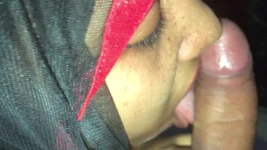 Indian Muslim Girl with Hijab, Deepthroat, Arab Style