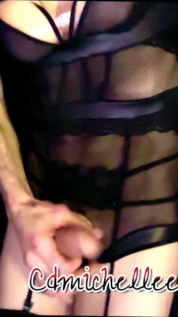 Sexy crossdresser wearing lingerie everything sexy