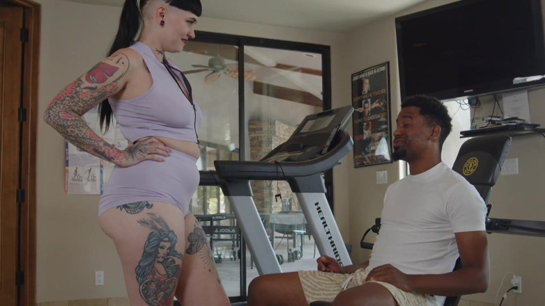 Darrenblazeent: Giving Tiffany a BBC Workout