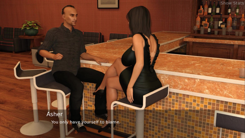 Porny Games: 热辣人妻项目 - 去酒吧（43）