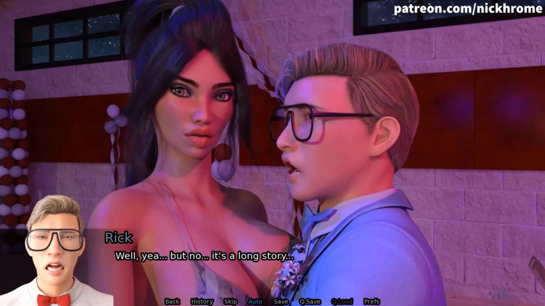 Visual Novels: Sexbot 14 - açık havada iyi sikiliyor