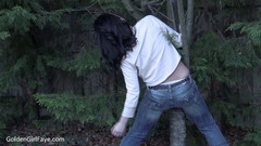 Her Kink UK: Dvojité průtokové džíny smáčení