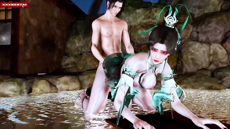 X Hentai: Xun er heavenly curves: animierte versuchung - 3D Animation hentai