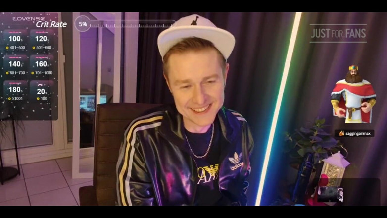 Roman Heart: Cum on Me in Adidas